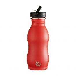 500ml Underground red stainless steel bottle Classic Curvy canteen onegreenbottle