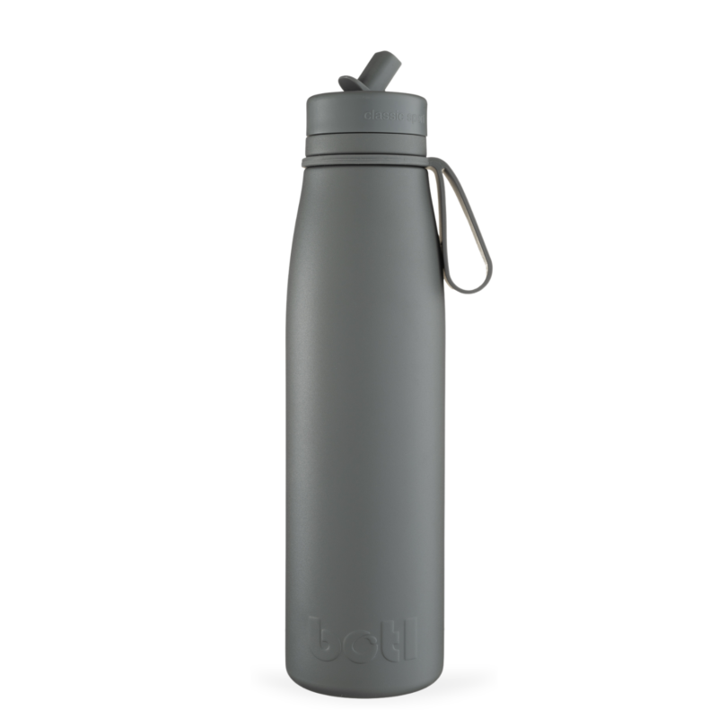 500ml Evolution V2 Earth – stainless steel insulated bottle with straw