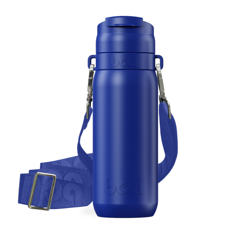 600ml Brew Flask - Reusable insulated leakproof cup with handle and carry strap - Prince - Image 2